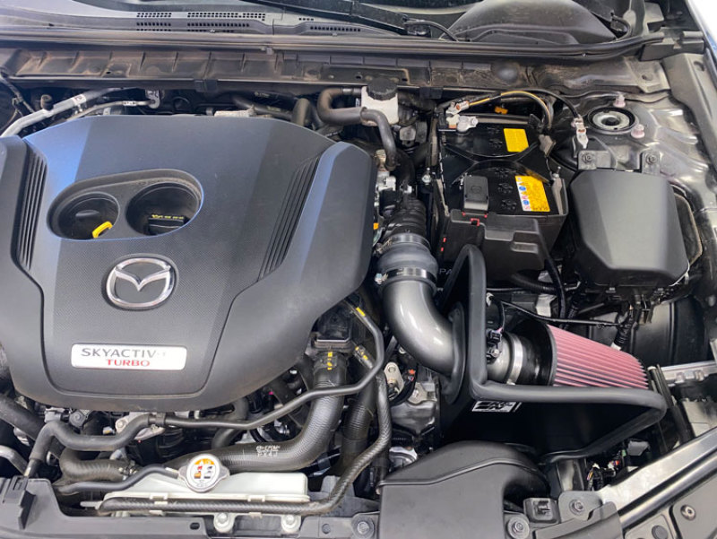 Mazda 3 Performance Air Intake - K&N Engineering - Typhoon - Silver - `21-`27